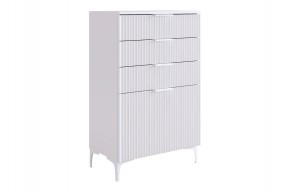 ЗЕФИР Комод (белый муар) в Нягани - nyagan.mebel24.online | фото